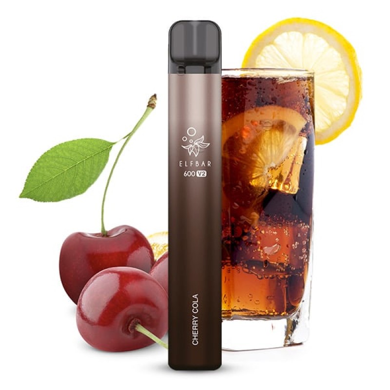 Elfbar E-Shisha - 600 Züge - V2 - Kindersicherung - Cherry Cola