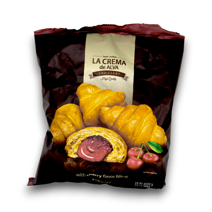 La Crema Croissant - Cherry 210g