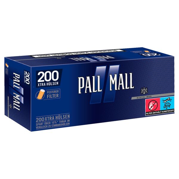 Pall Mall Hülsen - Xtra Blau 200er
