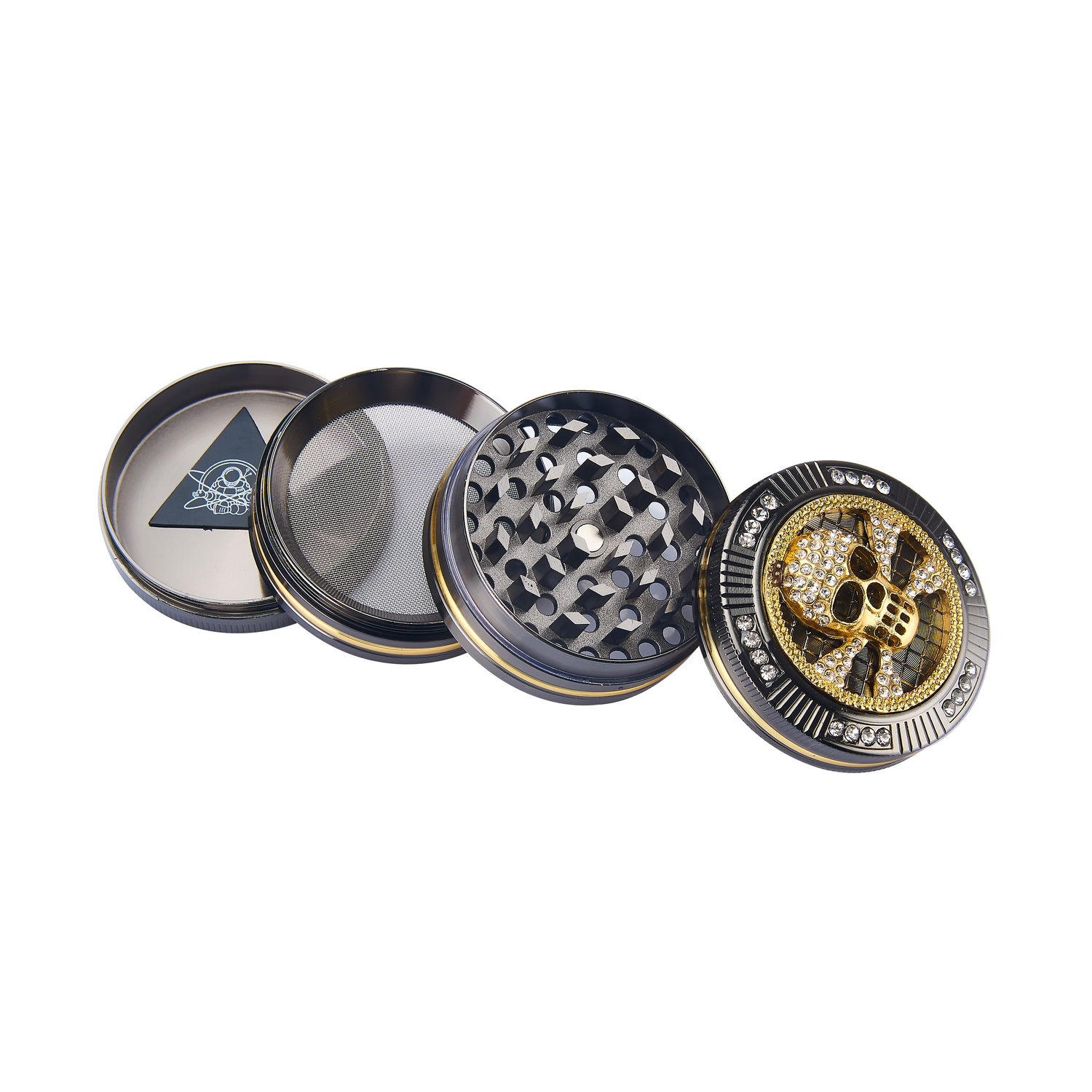 Champ - High Grinder - Bling Bling Skull 50mm
