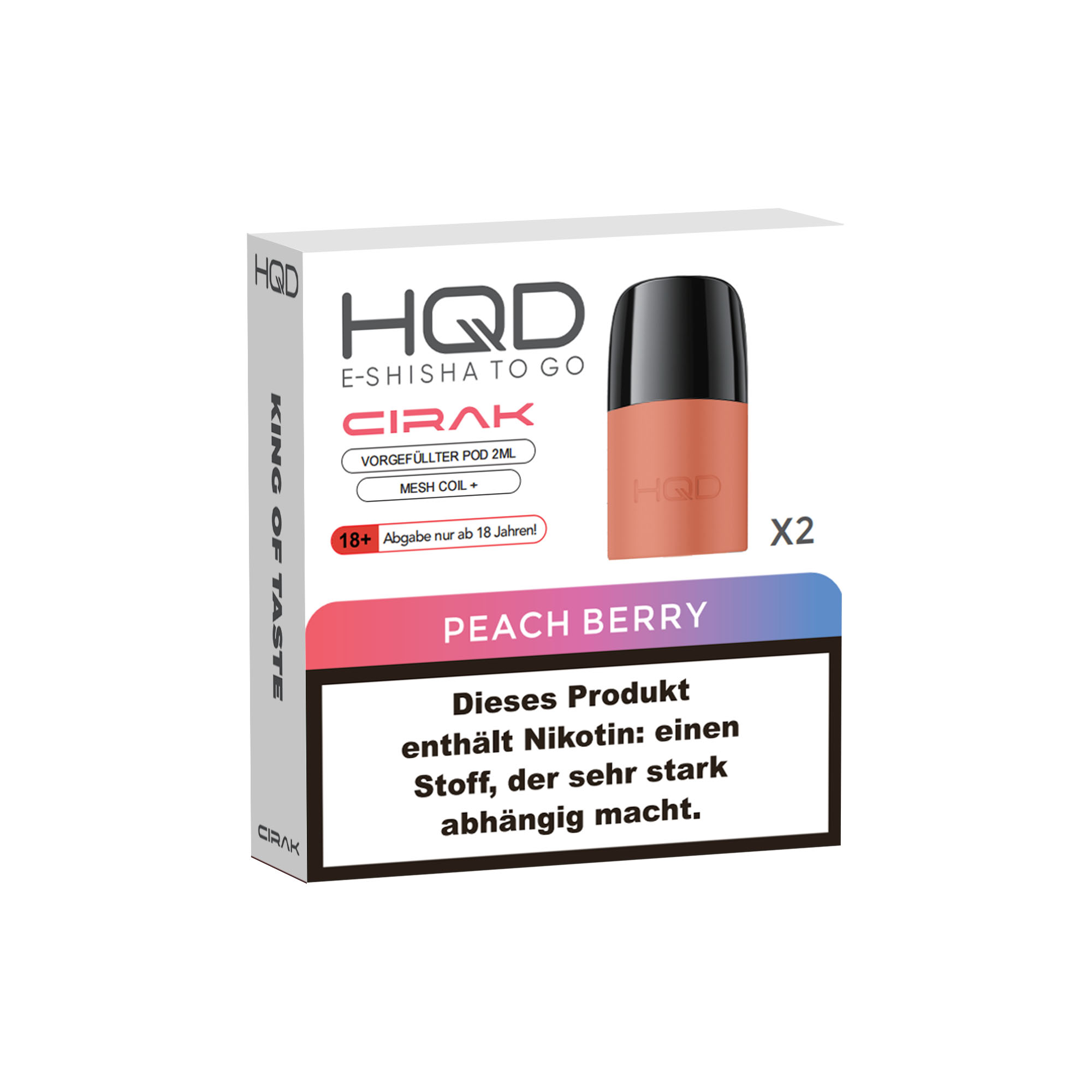 HQD - Cirak Pod - Peach Berry