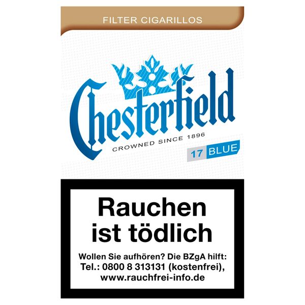 Chesterfield - Blue King Size - Cigarillos - 3,00