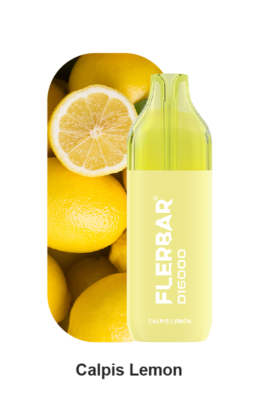 Flerbar - E-Shisha- Bundle - D16000 - Calpis Lemon