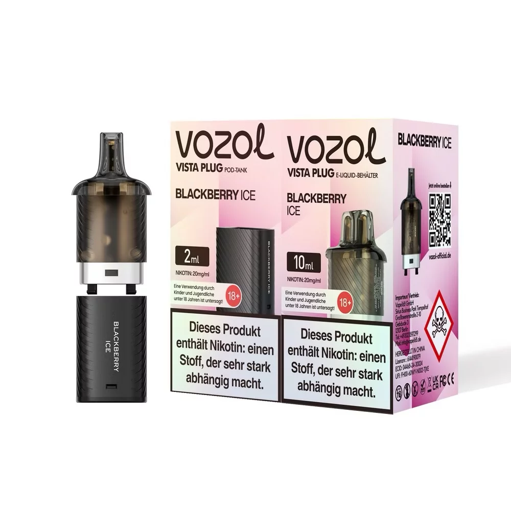Vozol -  Vista Plug Pod Bundle - Blackberry Ice