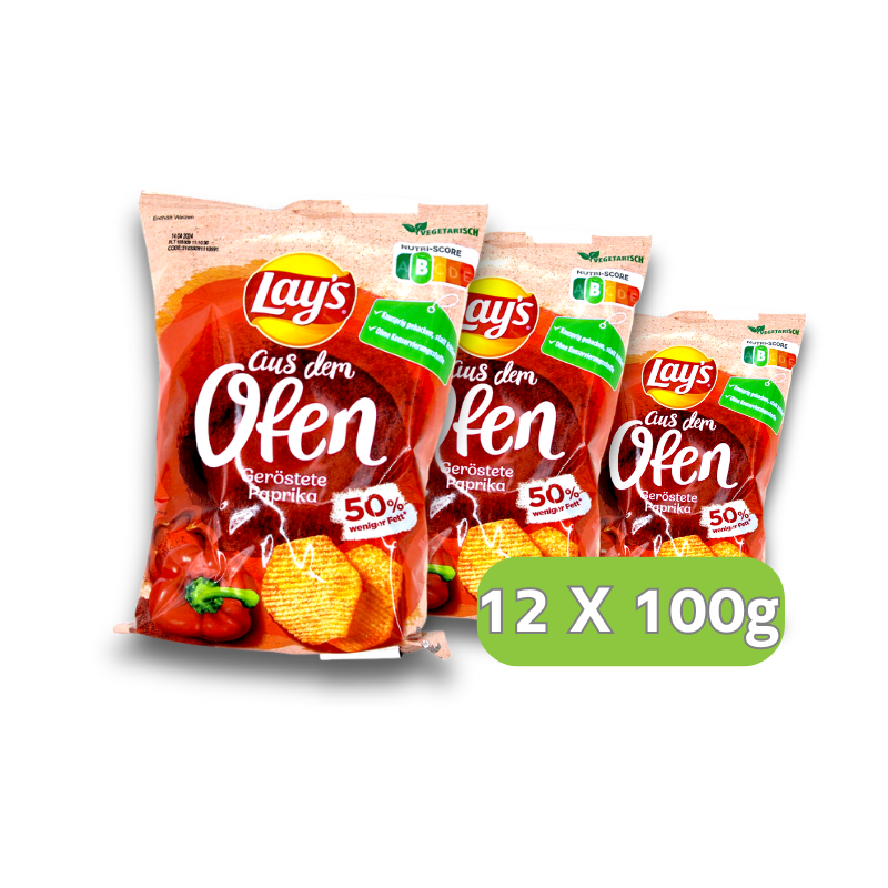 Lay's - aus dem Ofen - ger. Paprika 12x100g