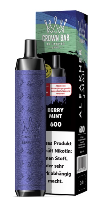 Al-Fakher - E-Shisha - 600 Züge - Berry Mint