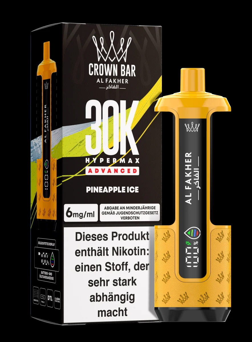 Al Fakher - Hypermax Advanced 30K - Pineapple Ice