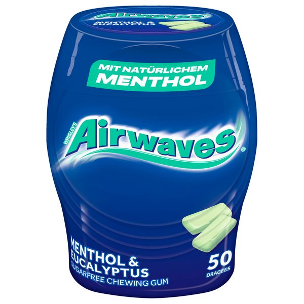 Wrigley's Airwaves - Menthol & Eucalyptus ohne Zucker