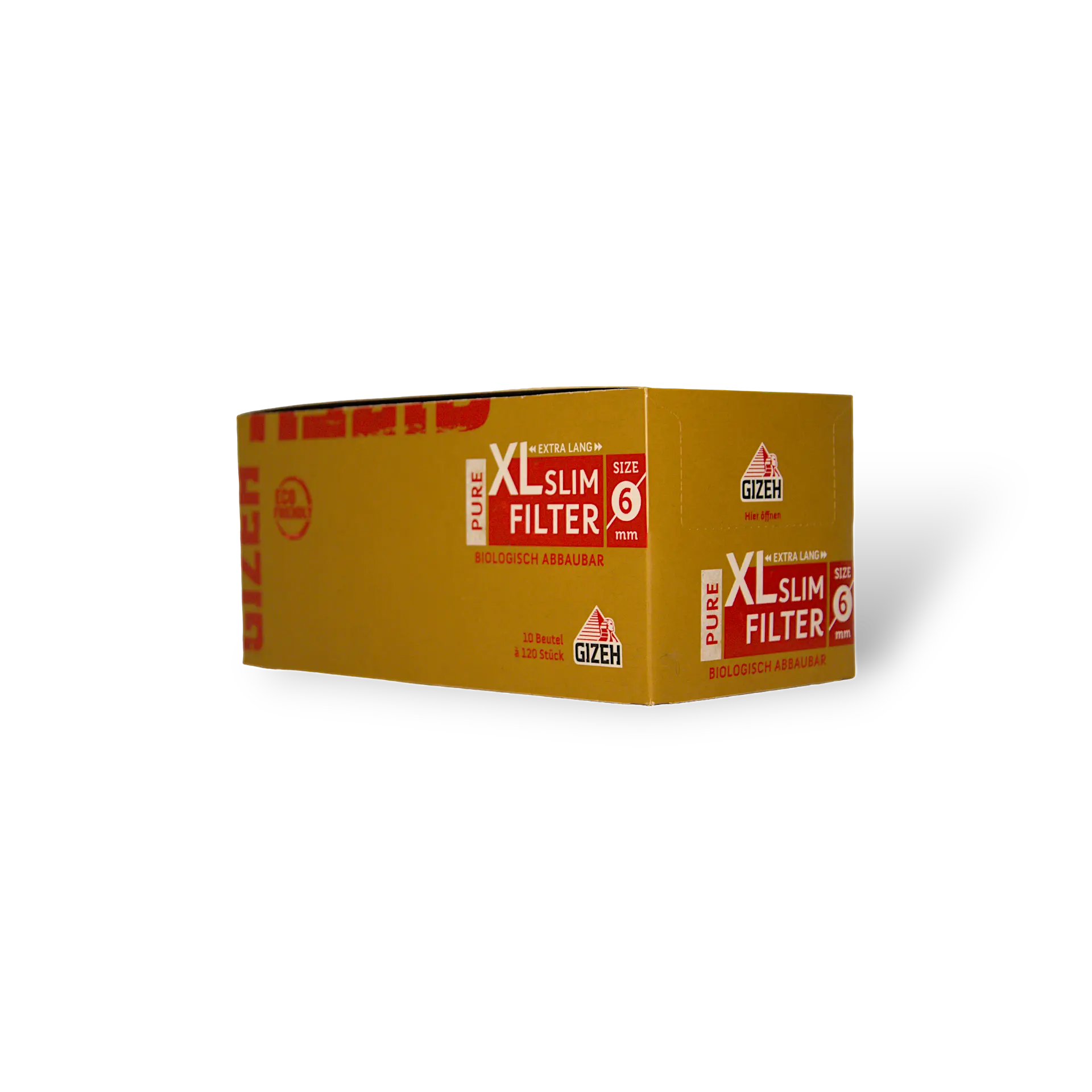 Gizeh - XL Slim Filter - Pure - 6mm