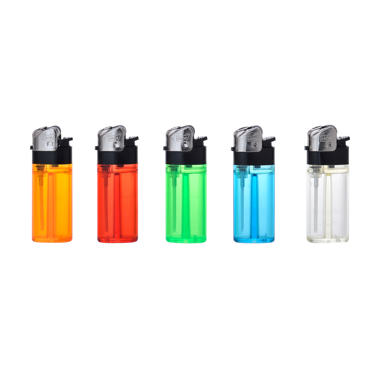 Prof Feuerzeuge - Mini Flint Transparent