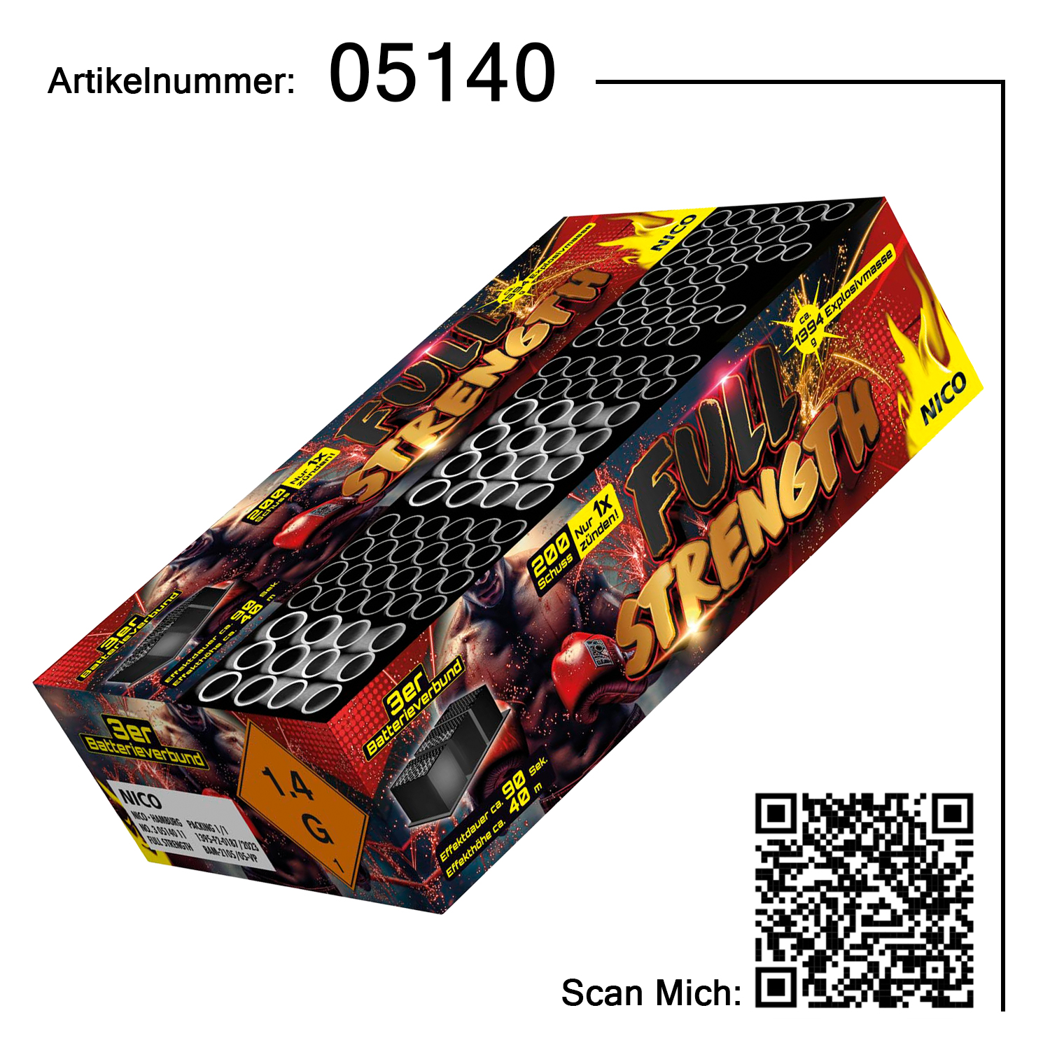 Full Strength, 200 Schuss