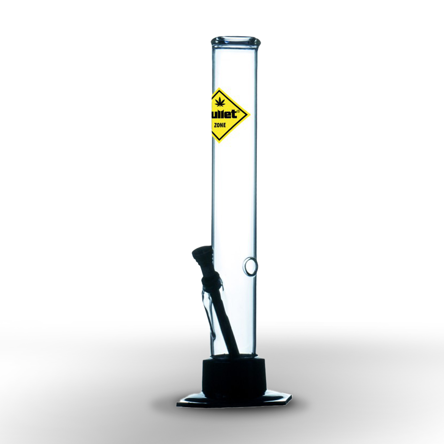 Bullet Zone Glasbong | Kunststoffsockel