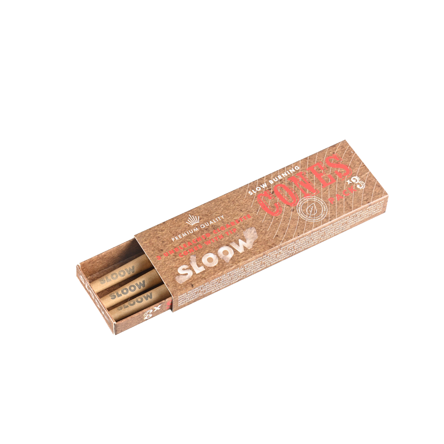 Sloow - Unbleached Cones 3x