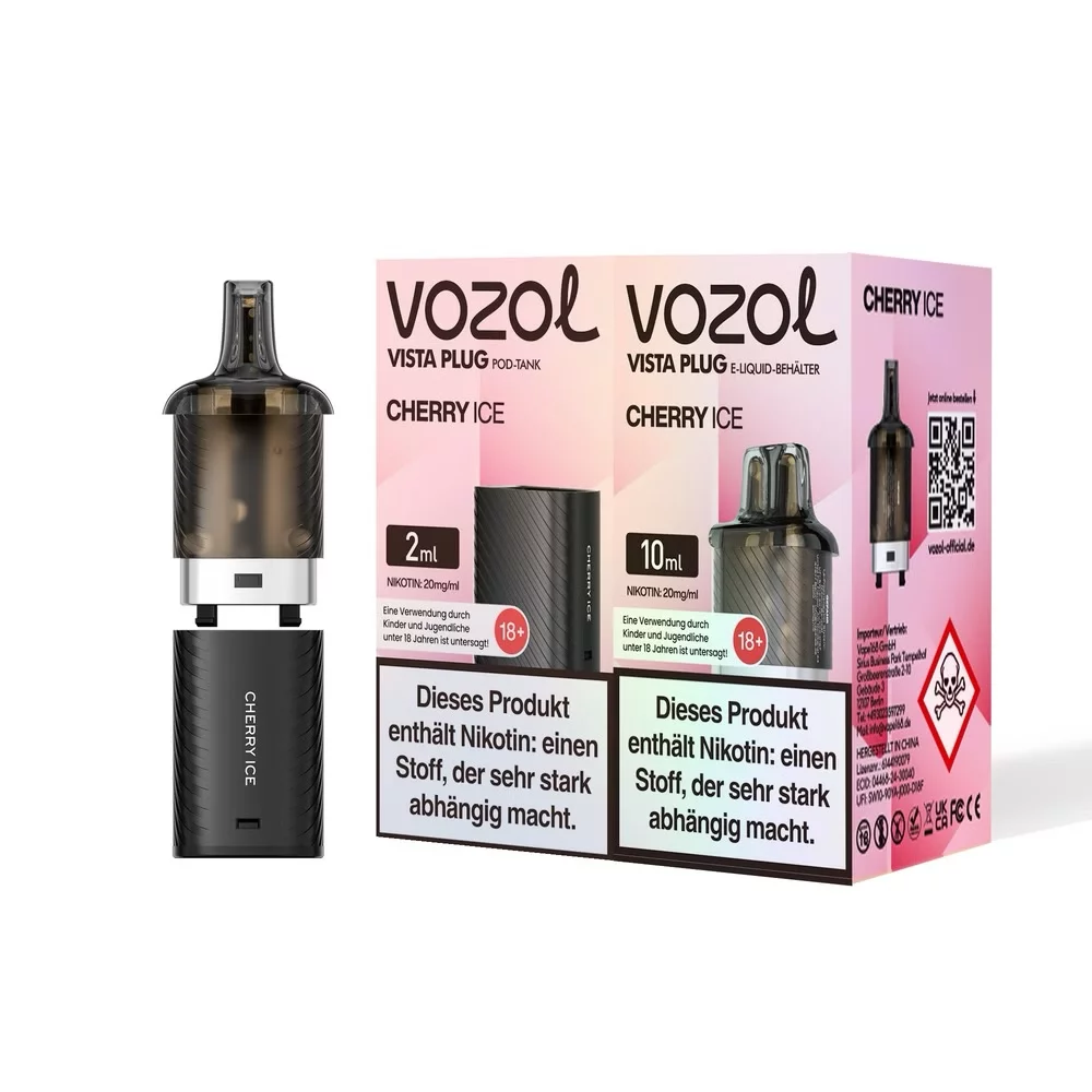 Vozol -  Vista Plug Pod Bundle - Cherry Ice