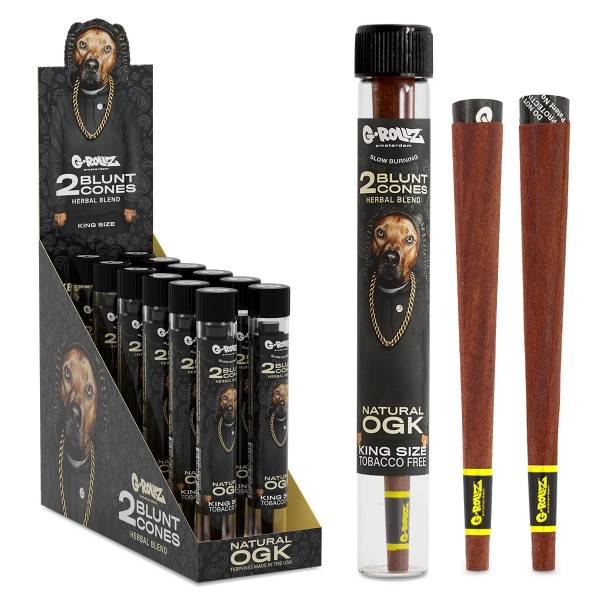 G-Rollz - 2er Blunt Cones - Natural OGK - PR153E-DIS