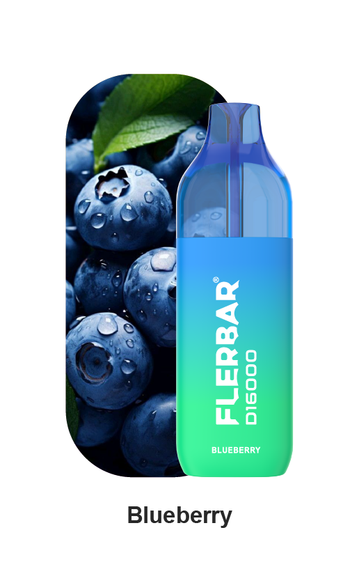 Flerbar - E-Shisha- Bundle - D16000 - Blueberry