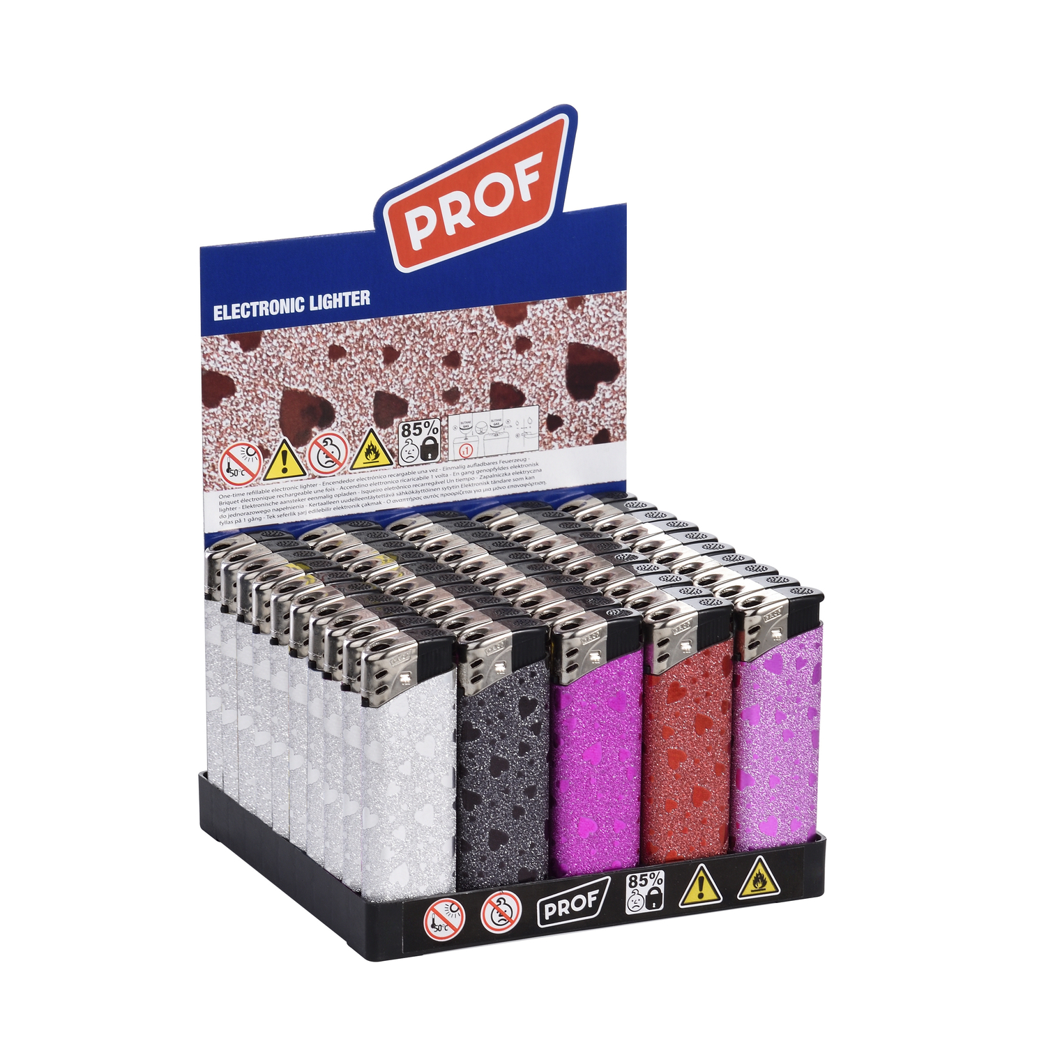 Prof - Feuerzeuge - Shiny Hearts 50er