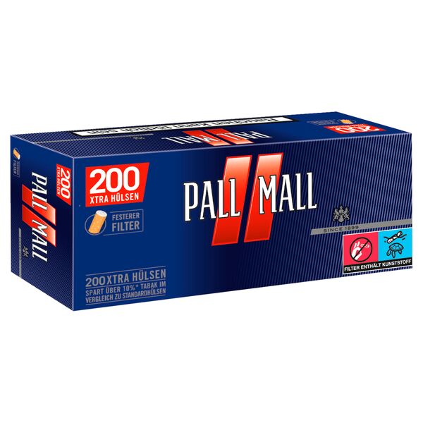 Pall Mall Hülsen - Xtra Red 200er