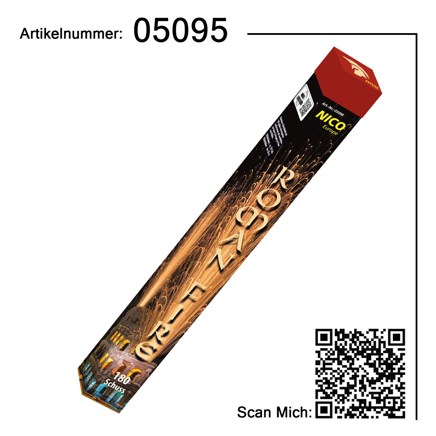 Roman Fire, 180 Schuss