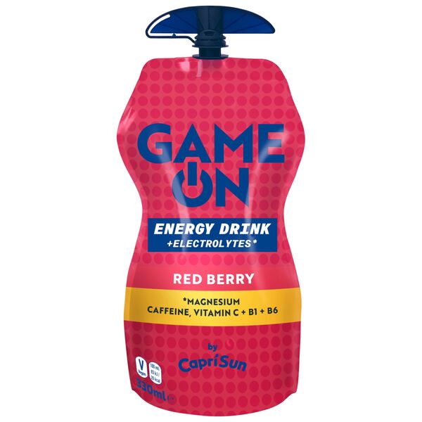 Game On Energy Drink Red Berry by Capri Sun 15x330ml