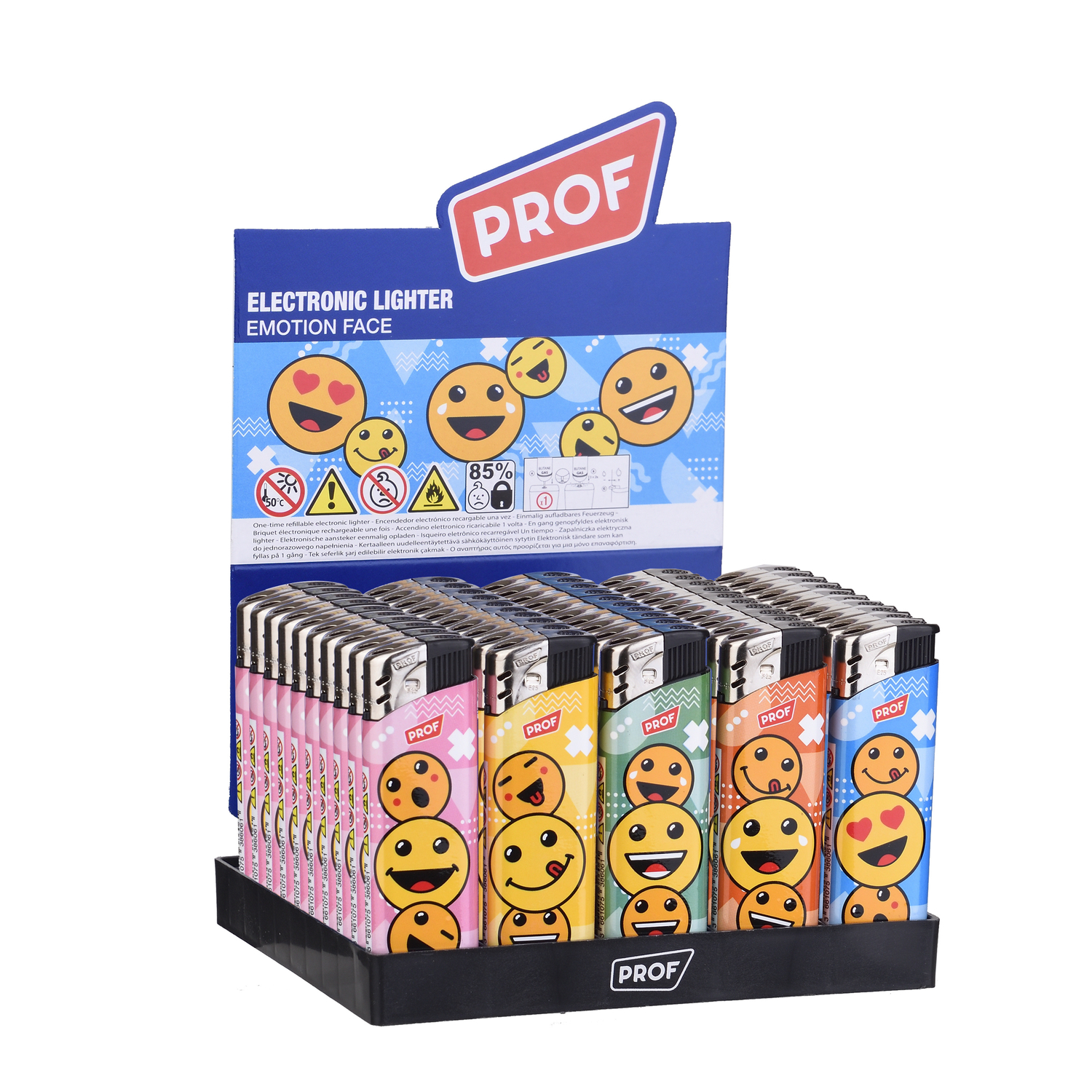 Prof - Feuerzeuge - Emotion Face 50er