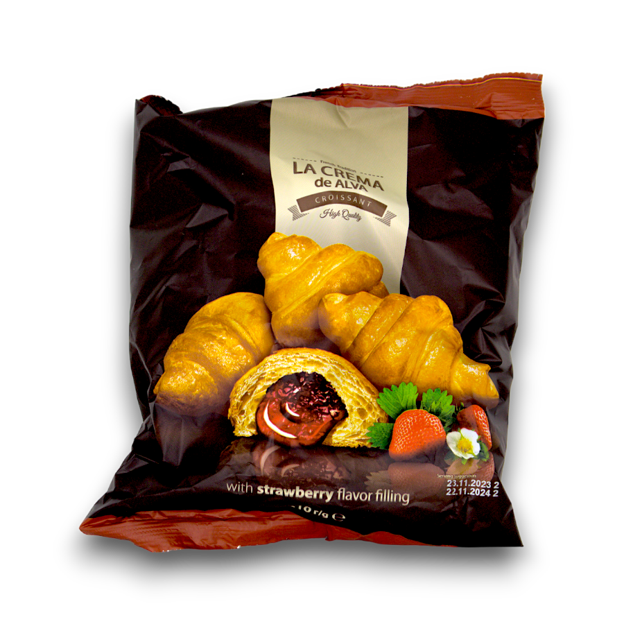 La Crema Croissant - Erdbeere 210g
