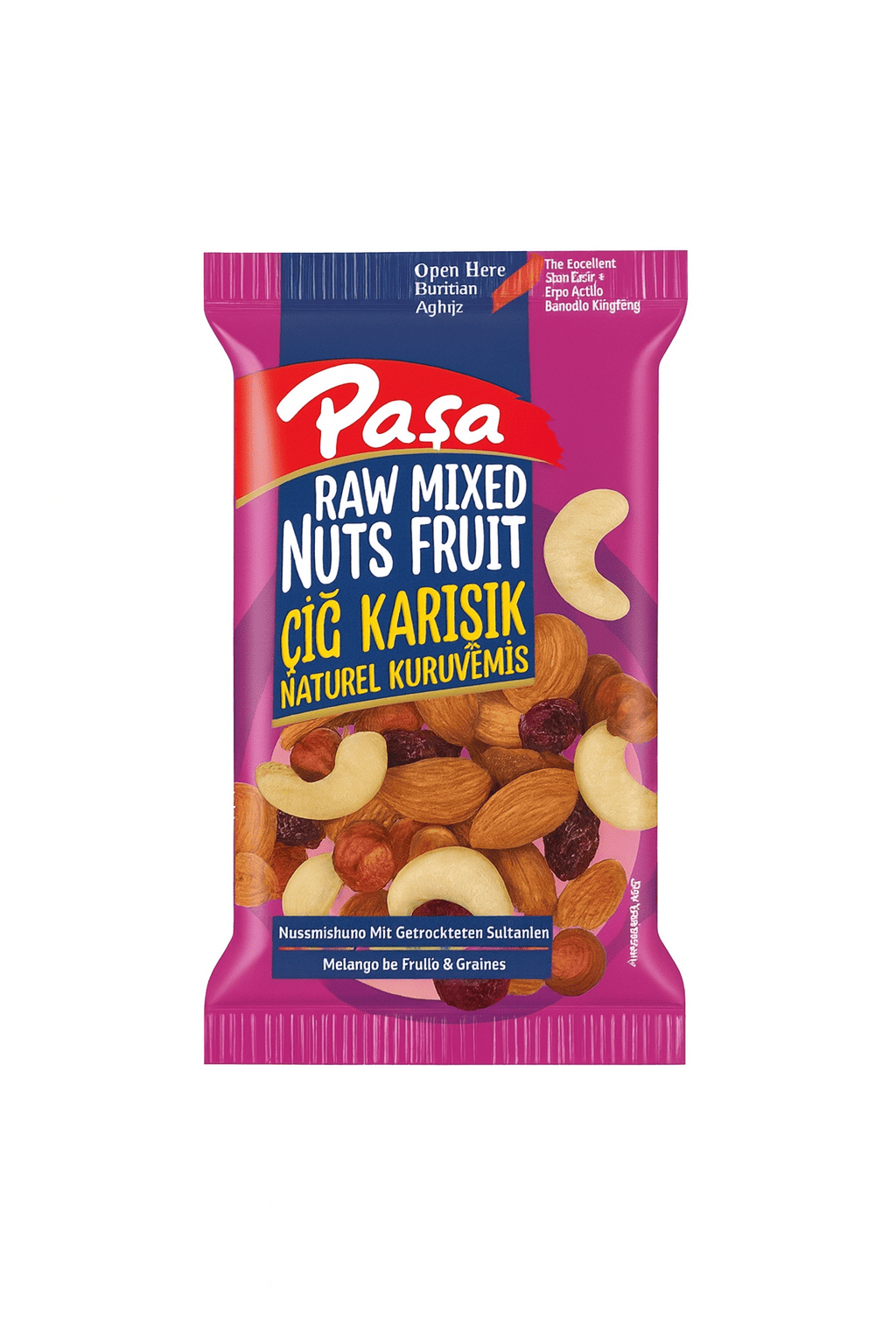 Pasa - Nussmischung mit getrock. Sultanien 40g