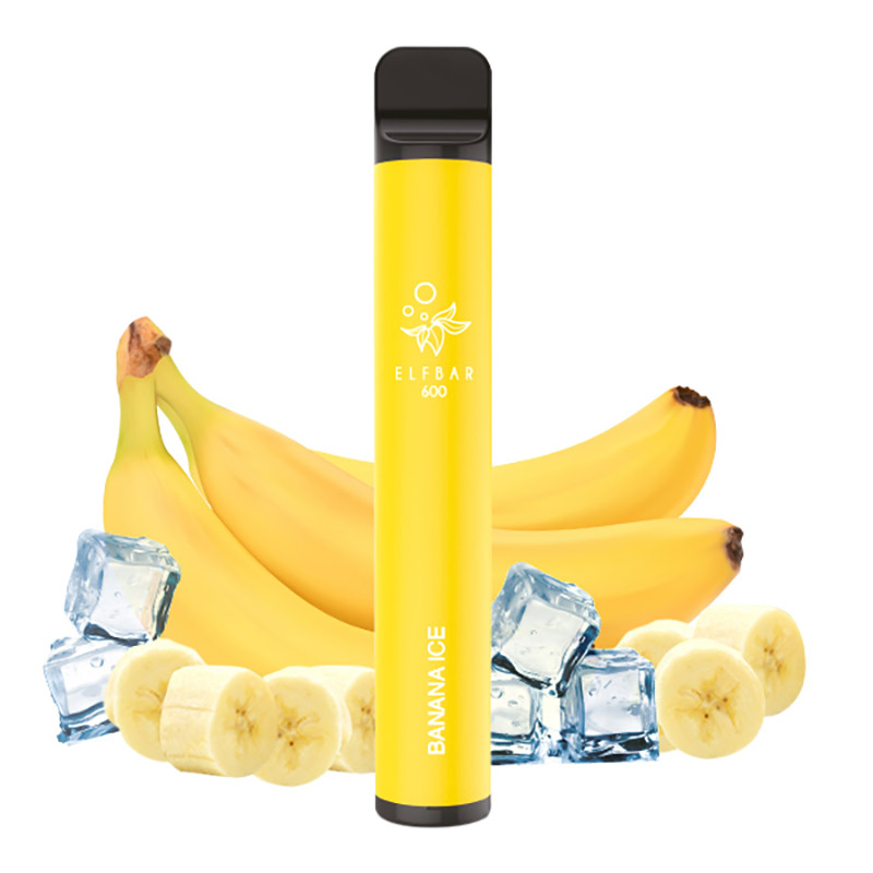 Elfbar E-Shisha - 600 Züge - Kindersicherung - Banana Ice