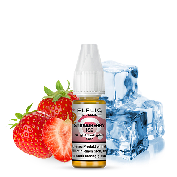 Elfbar Elfliq 10ml - Strawberry Ice 10mg
