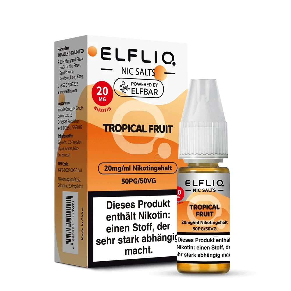 Elfbar Elfliq 10ml - Tropical Fruit 20mg