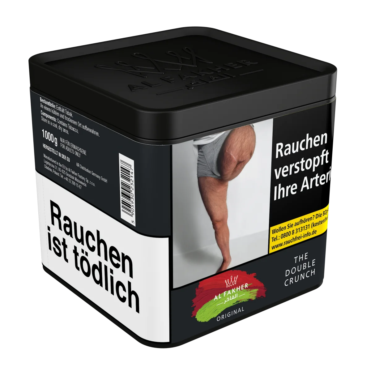 Al-Fakher Tobacco 1Kg - The Double Crunch T&T (109,90)
