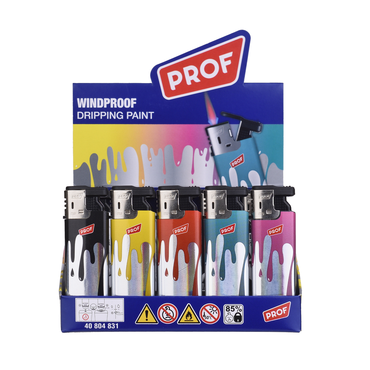 Prof - Feuerzeuge - Dripping Paint 50er