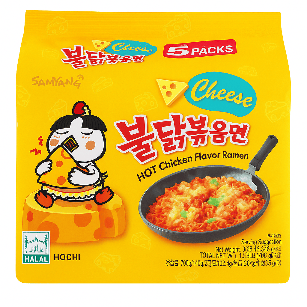 Noodles Samyang - Buldak - Cheese 140g