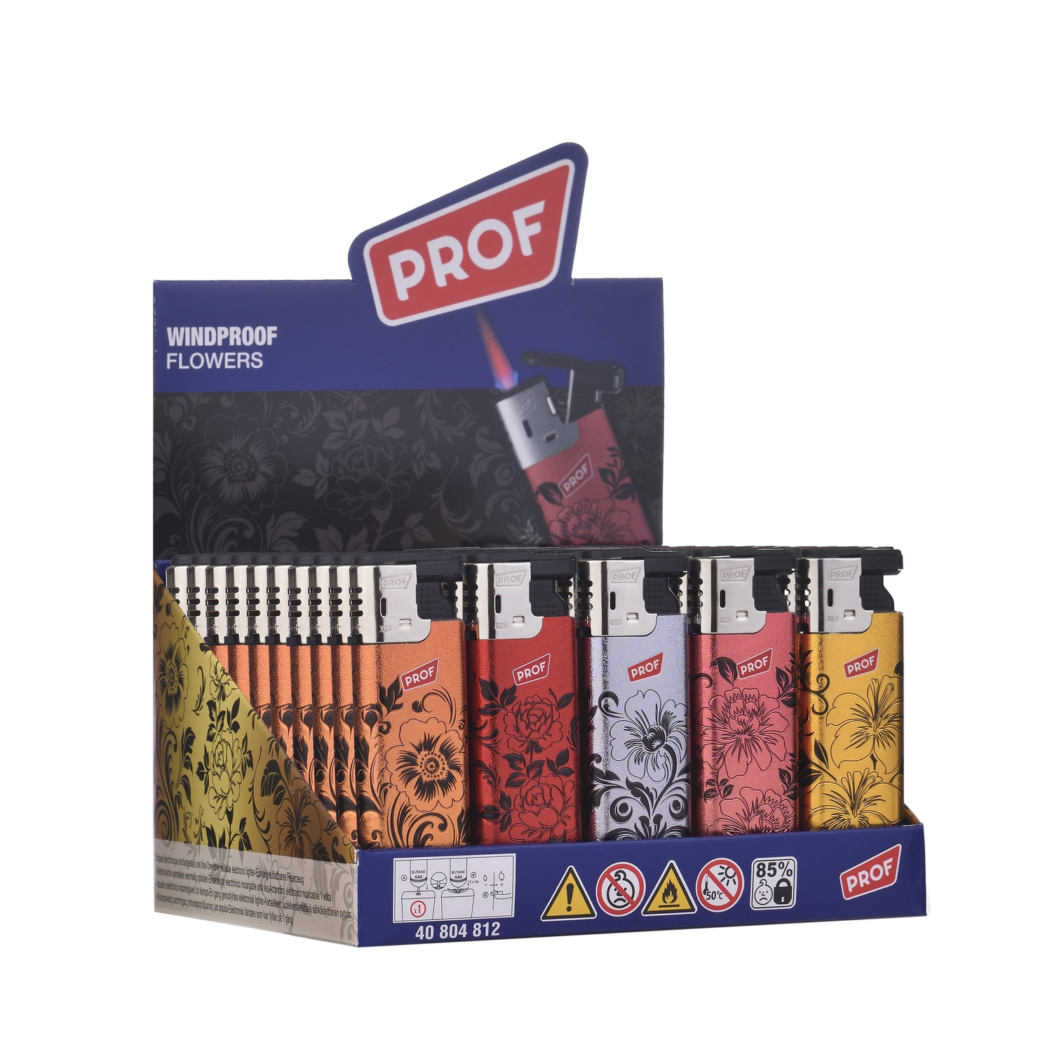 Prof - 3D Feuerzeuge - Effect Flowers 50er