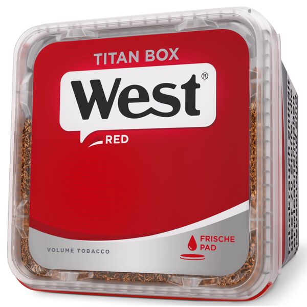 West - Red Volume Tobacco - Titan Box - 69,95