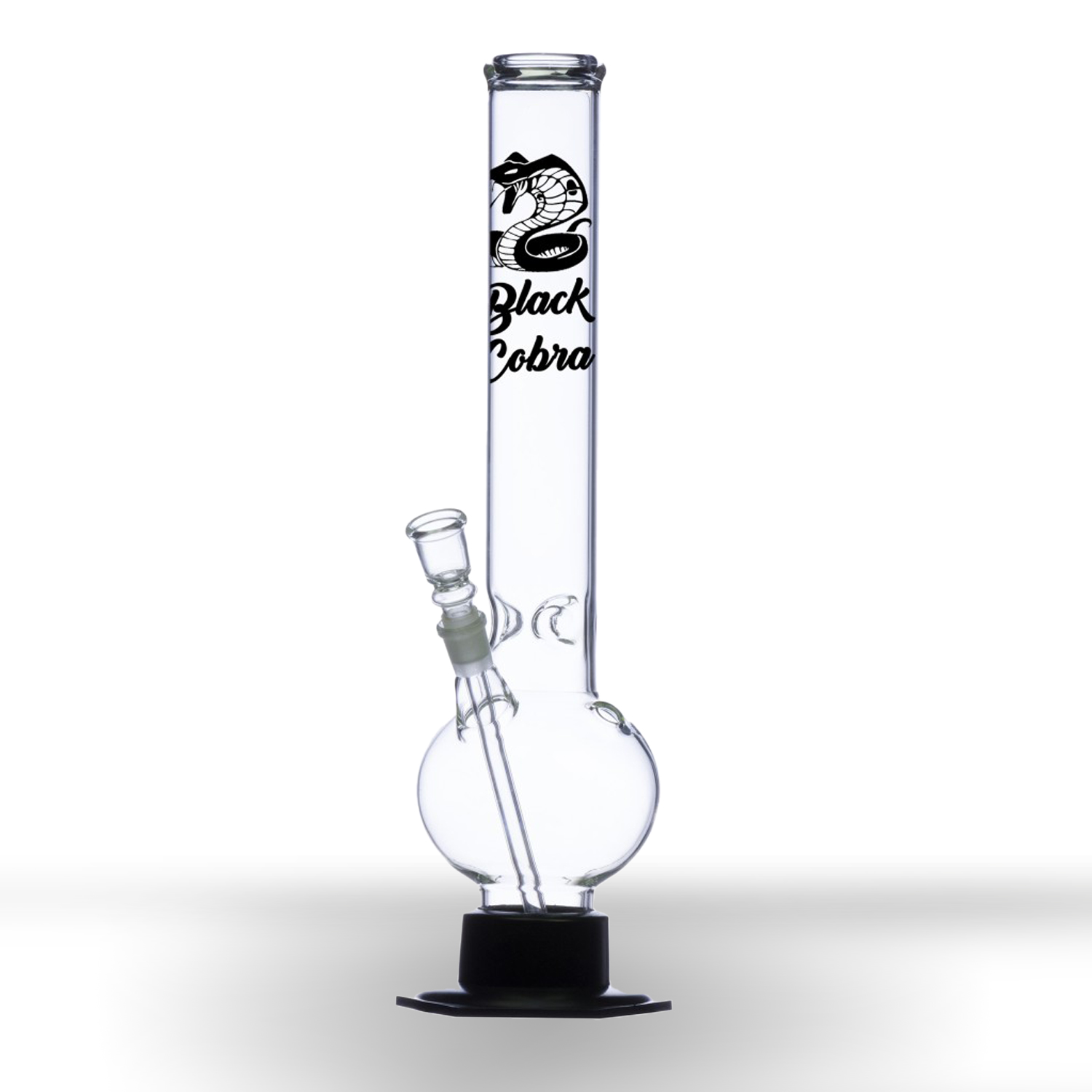 Black Kobra Glasbong| Kunststoffsockel mit eis
