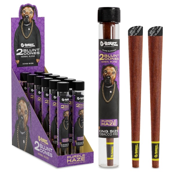 G-Rollz - 2er Blunt Cones - Purple Haze - PR1535A-DIS