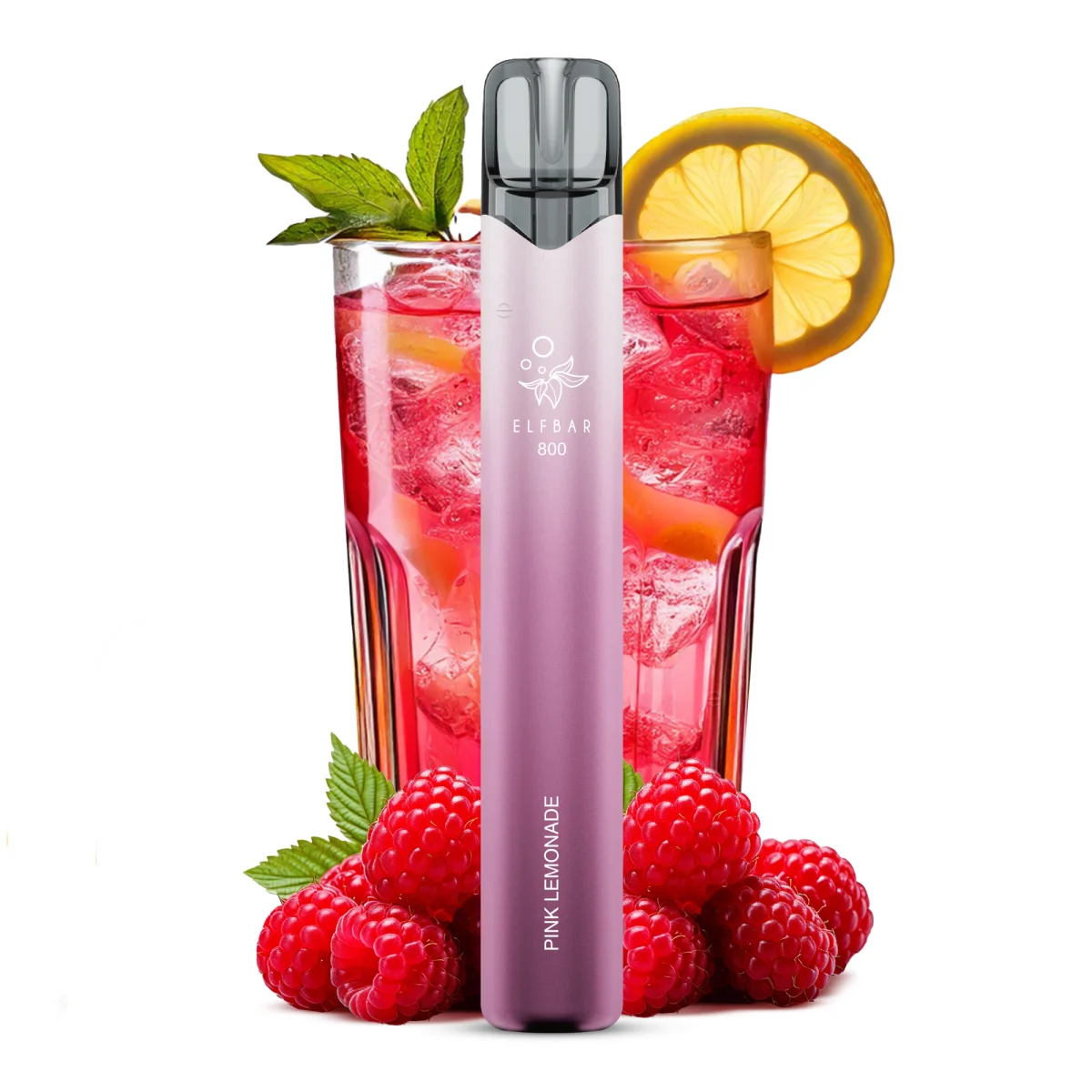 Elfbar E-Shisha - 800 Züge - Nikotinfrei - Pink Lemonade
