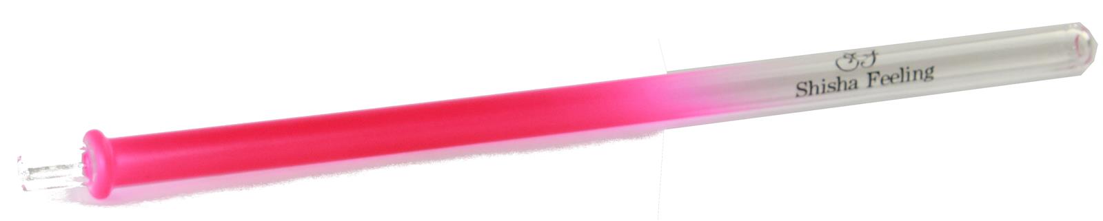 Glasmundstück Pink