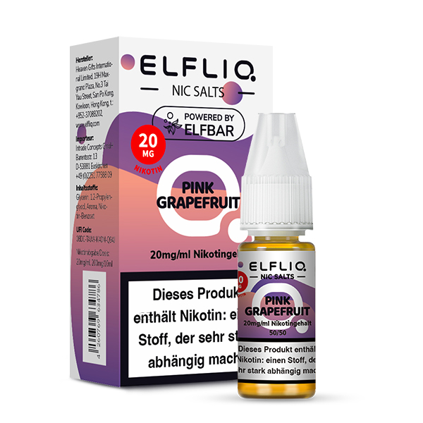 Elfbar Elfliq 10ml - Pink Grapefruit 20mg