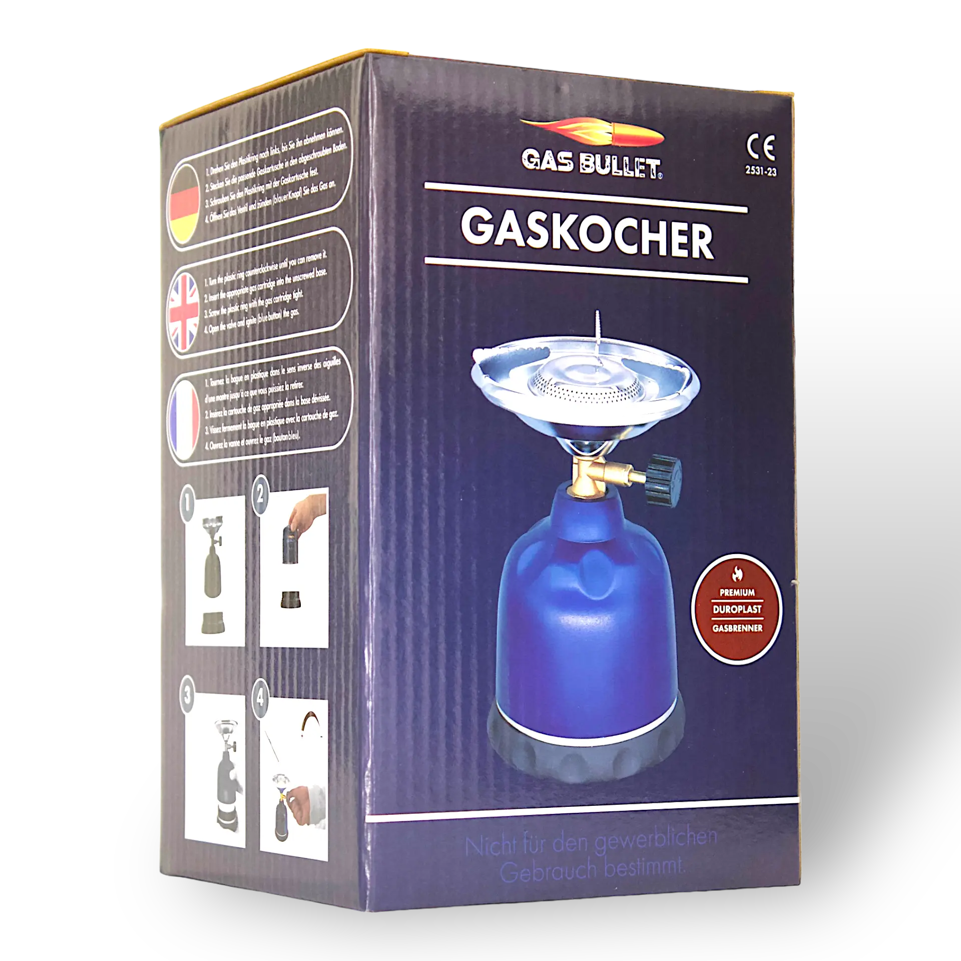 Gas Bullet - Gaskocher - Duroplast