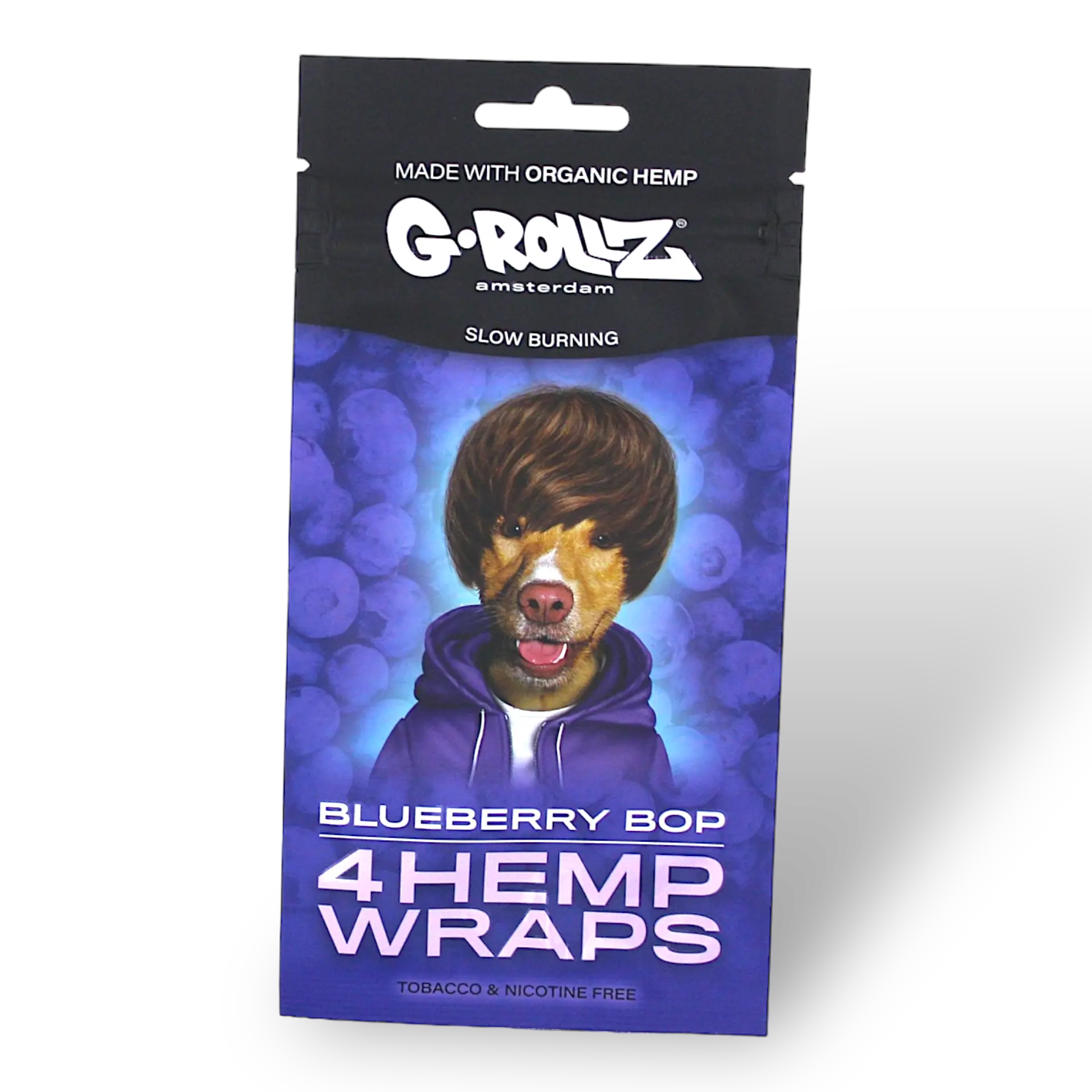 G-Rollz - Blueberry Flavored Hemp Wraps a 4 Stk.  - RD34B-DIS