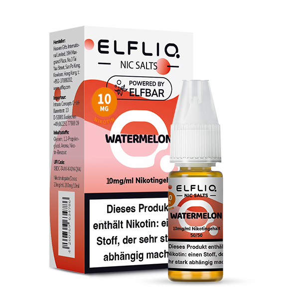 Elfbar Elfliq 10ml - Watermelon 10mg