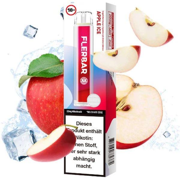 Flerbar - E-Shisha - 600 Züge - Apple Ice
