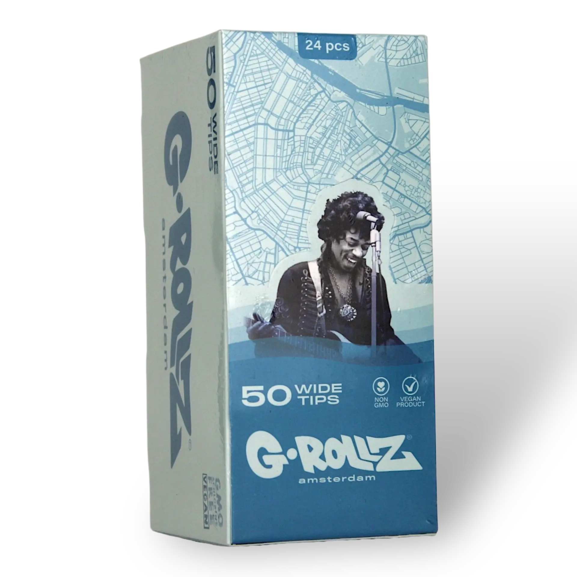 G-Rollz - Blaue Filterspitzen Blue Spark  2,5 x 6 cm