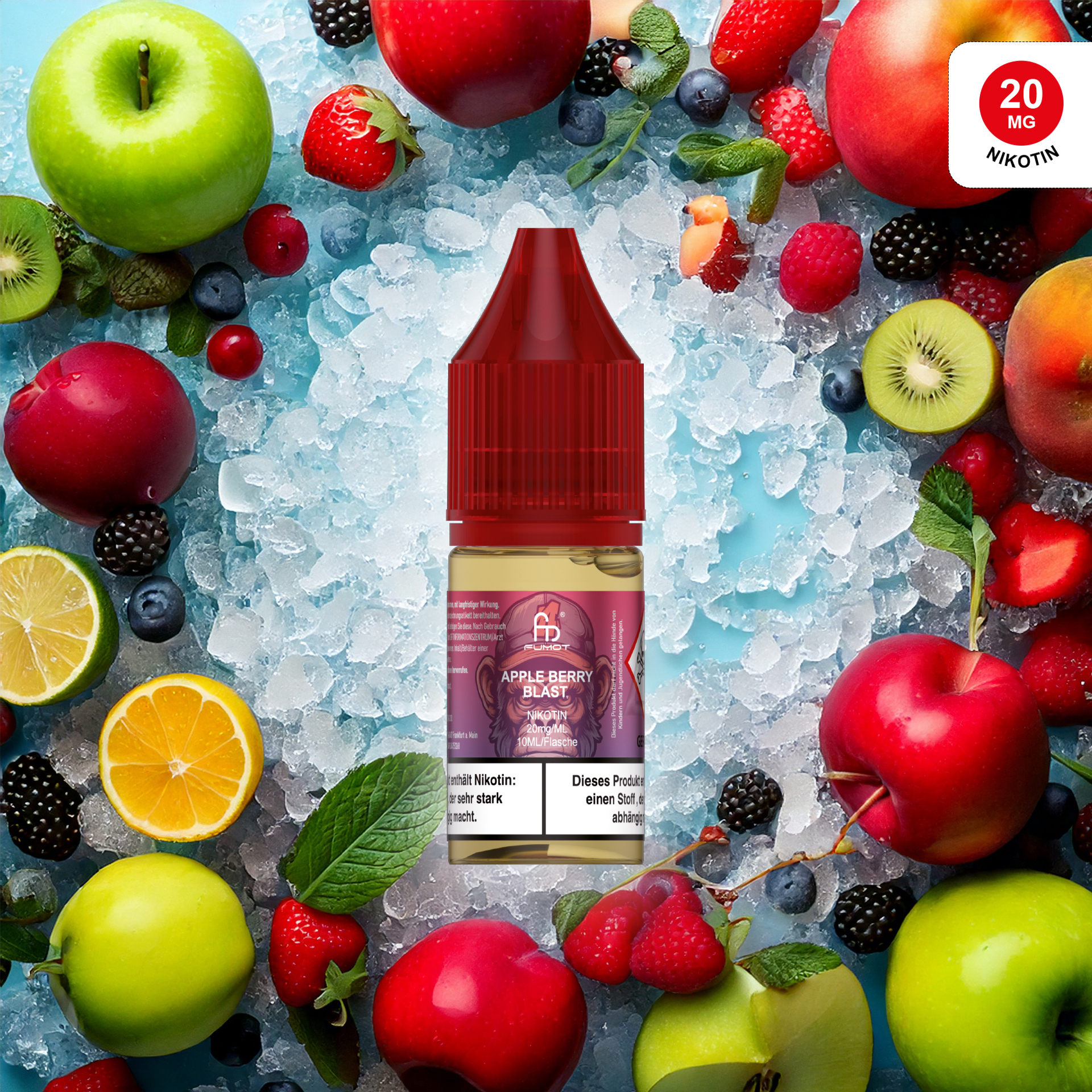 RandM Liquid - 10ml - 20mg/ml - Apple Berry Blast