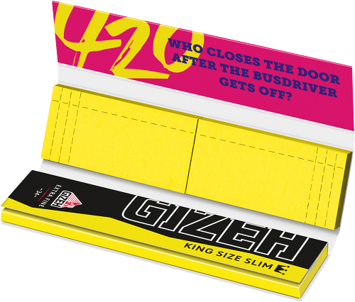 Gizeh - 420! - King Size slim mit Tips 