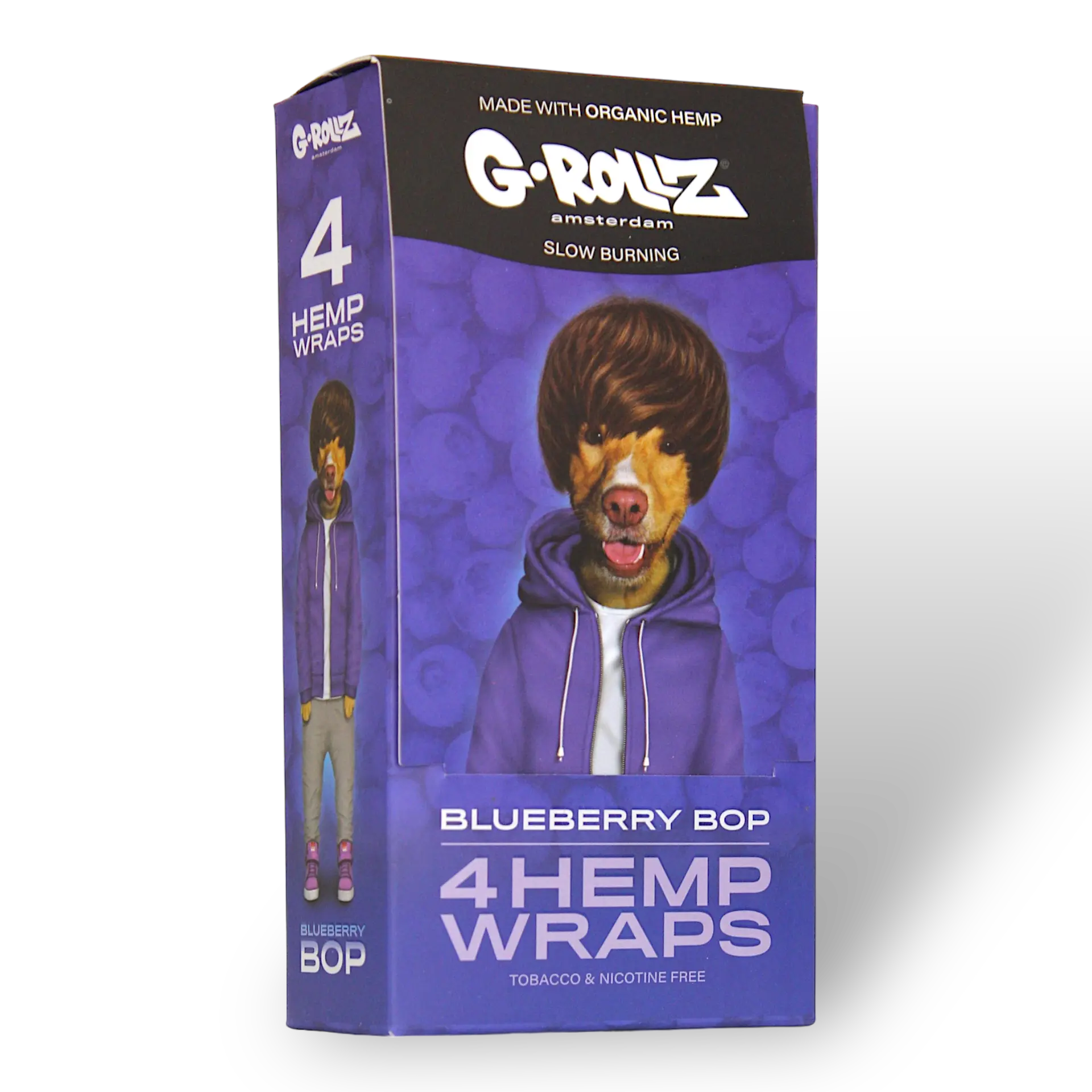 G-Rollz - Blueberry Flavored Hemp Wraps a 4 Stk.  - RD34B-DIS