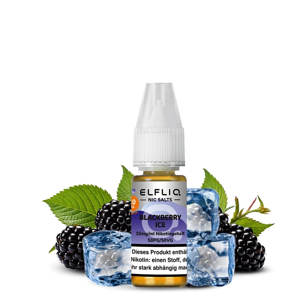 Elfbar Elfliq 10ml - Blackberry Ice10mg