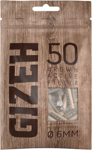 Gizeh - Active Filter 6mm - Brown